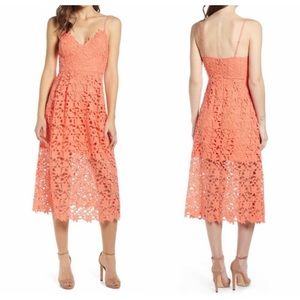 ASTR Lace Midi Dress